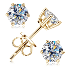 Moissanite Stud earrings (GRA Certified)
