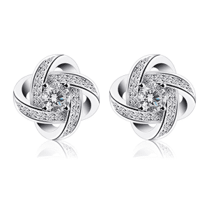 S925 Sterling Silver stud earrings women
