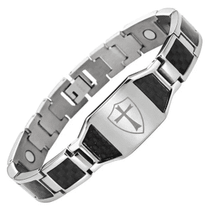 Stainless steel Lava Stone bracelet