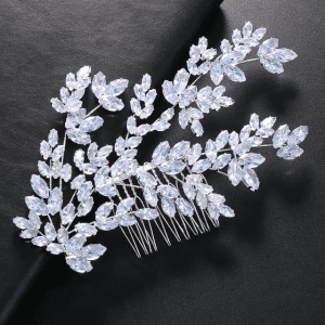 Zicron flower themed hair comb